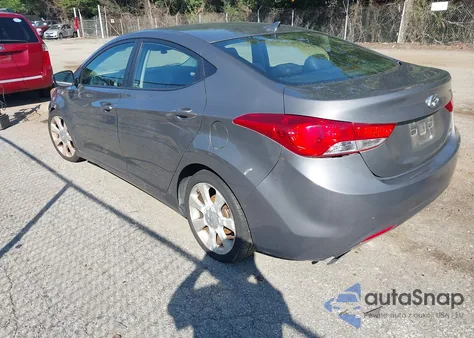 2013 Hyundai Elantra Limited z USA, uszkodzony, nr VIN 5NPDH4AE3DH196939